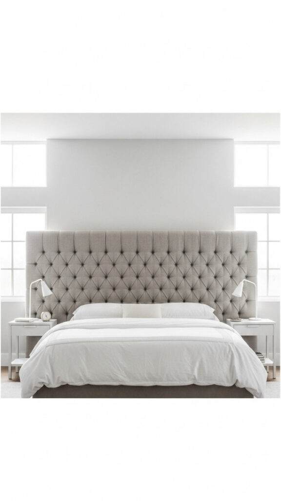 A Bedroom With Minimal Furniture and One Oversized Piece