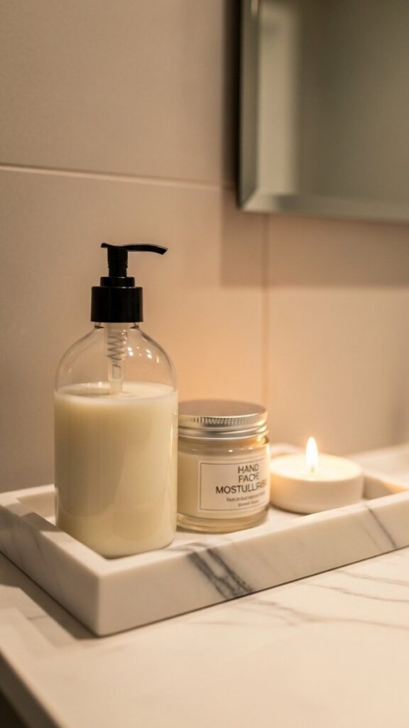 A Deep Tray to Corral Daily Essentials Without Spreading