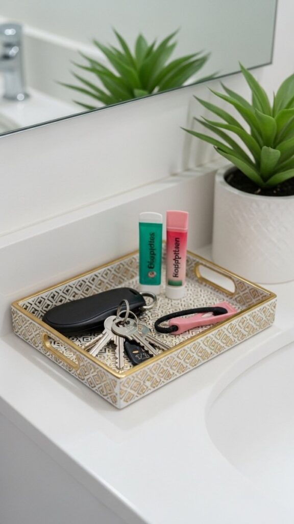 A Habit Anchor  One Fixed "Landing Zone" for Items Dropped on Entry