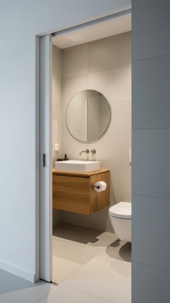 A Pocket Door to Recover Lost Floor Space