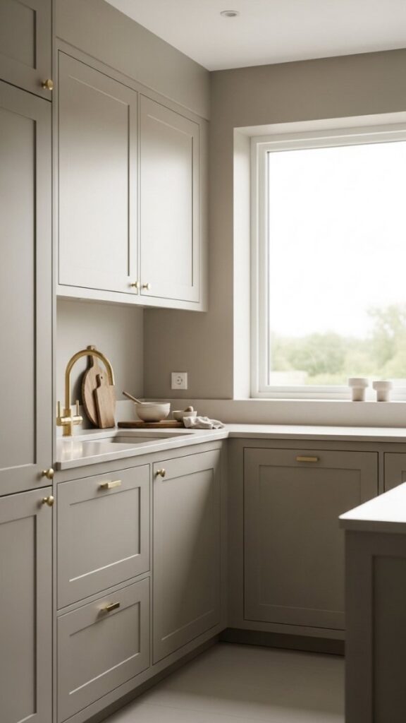 A Single Tonal Color Palette (Including Inside Cabinets)