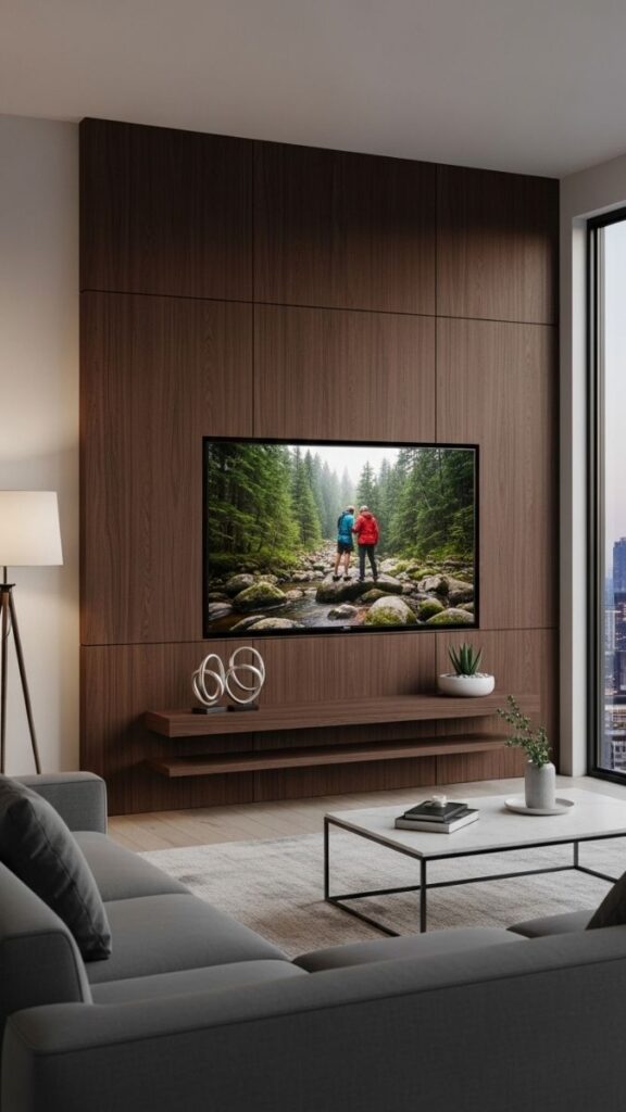 A TV Wall That Doesn't Look Like a TV Wall