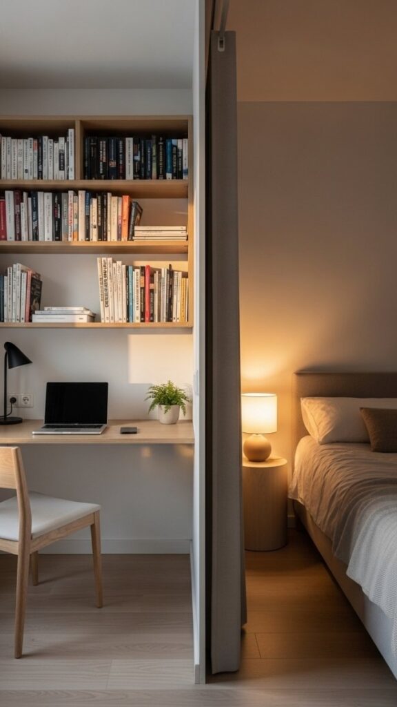 Add a Room Divider to Separate Sleep and Work Zones