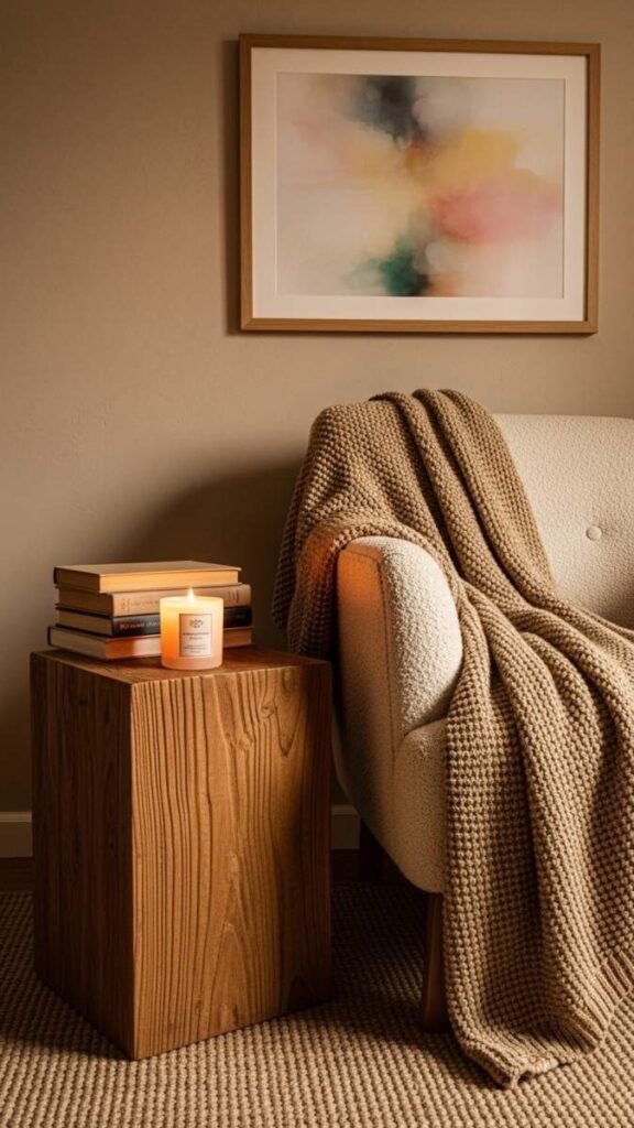 Add a Scented Candle or Diffuser to Complete the Sensory Experience of the Room