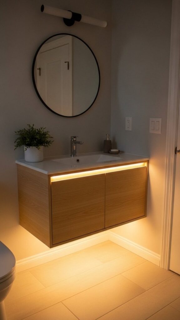 Add Under-Vanity Lighting for Depth