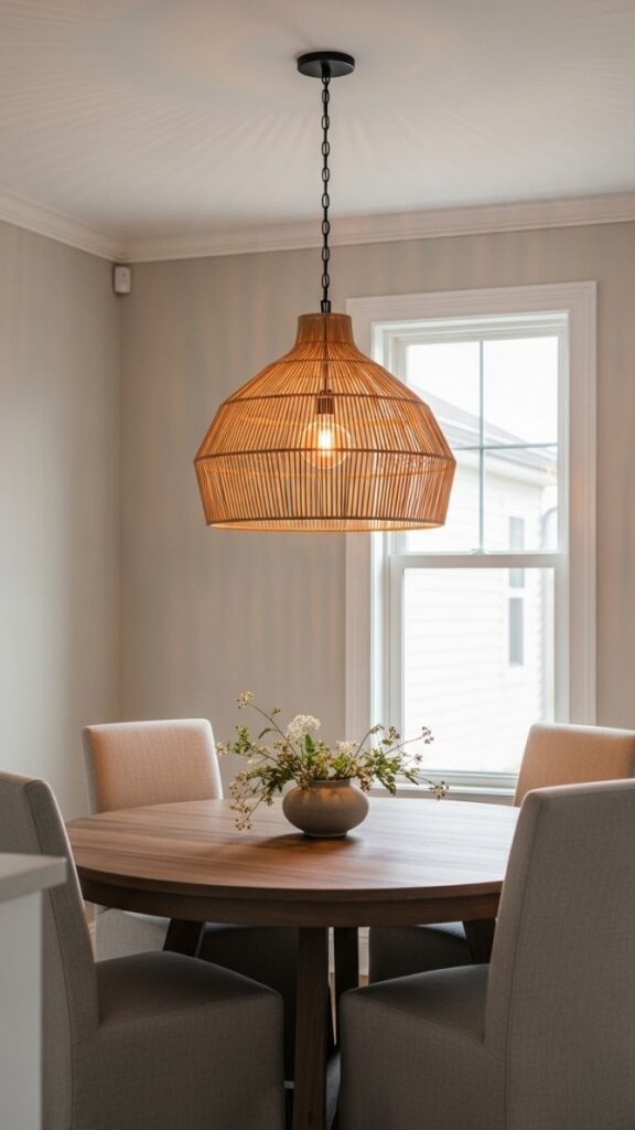 Anchor the Space With a Statement Pendant Light