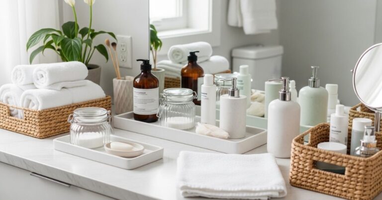 Bathroom Counter Organization Ideas
