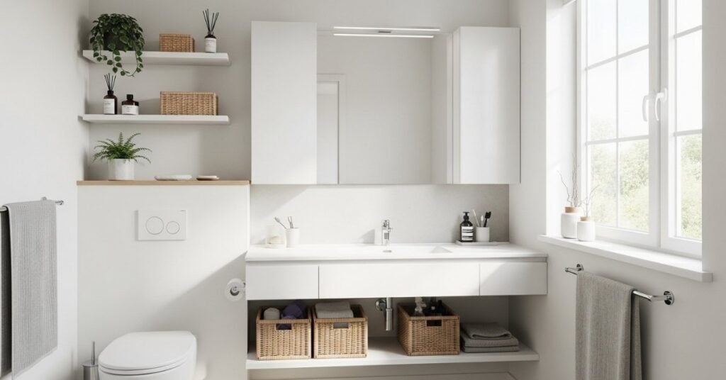 25 Bathroom Storage Ideas for Small Spaces That Actually Make a Difference Bathroom Storage Ideas for Small Spaces