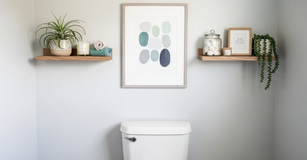 21 Bathroom Wall Decor Ideas Above the Toilet That Actually Work in Real Homes Bathroom Wall Decor Ideas Above the Toilet