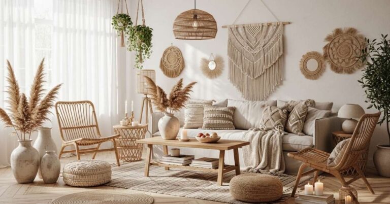 Boho Living Room Decor Ideas