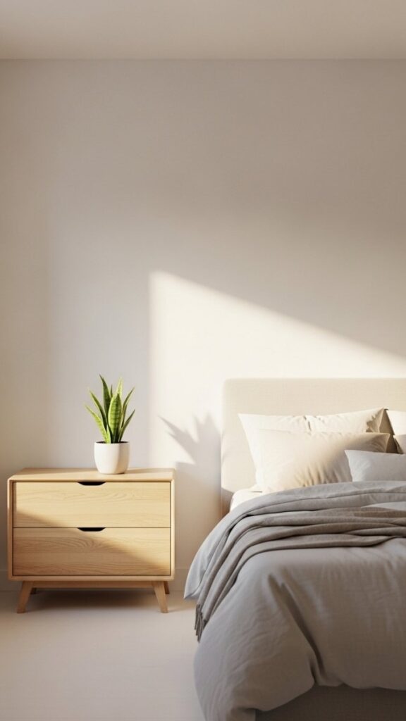 Bring in One Natural Wood Element to Warm Up a Cool or Neutral Palette