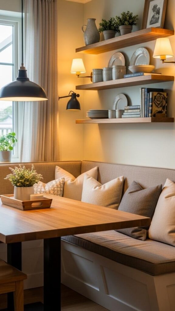 Build a Banquette Along a Dead Wall