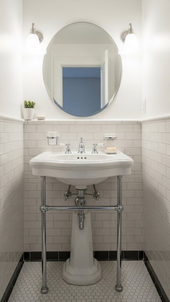 Choose a Pedestal Sink in Tight Layouts