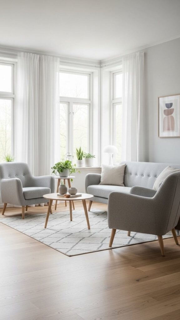 Choose Furniture with Exposed Legs for Open Floor Space
