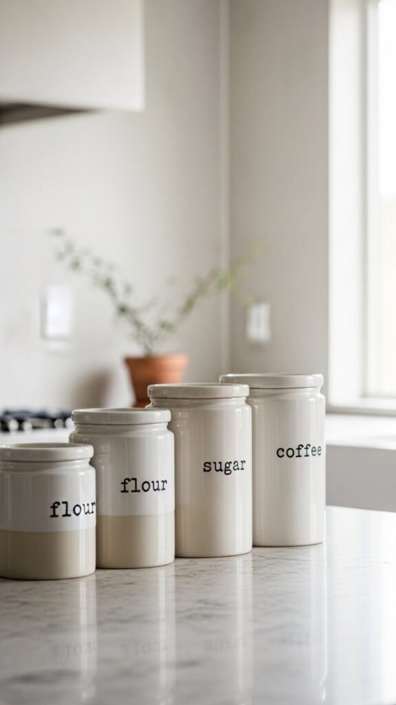 Coordinate Container Labels for a Cohesive Look