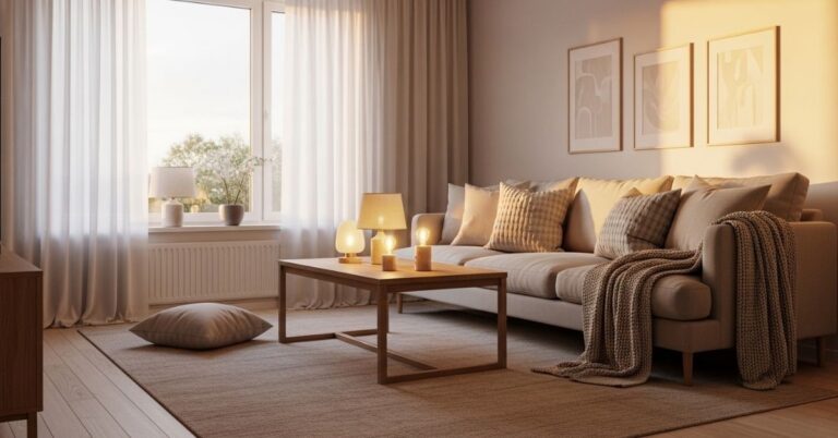 Cozy Living Room Lighting Ideas