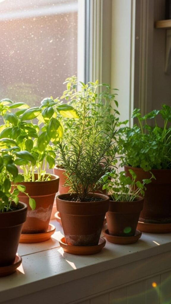 Create a Floating Herb Garden on the Windowsill or Wall