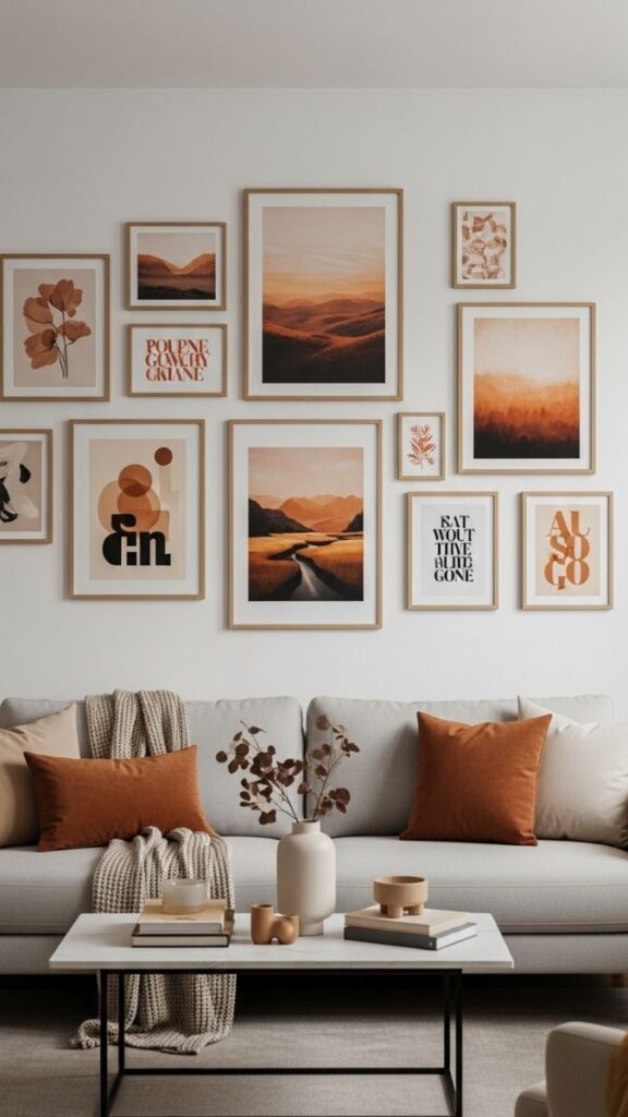 Create a Gallery Wall with Removable Adhesive Strips