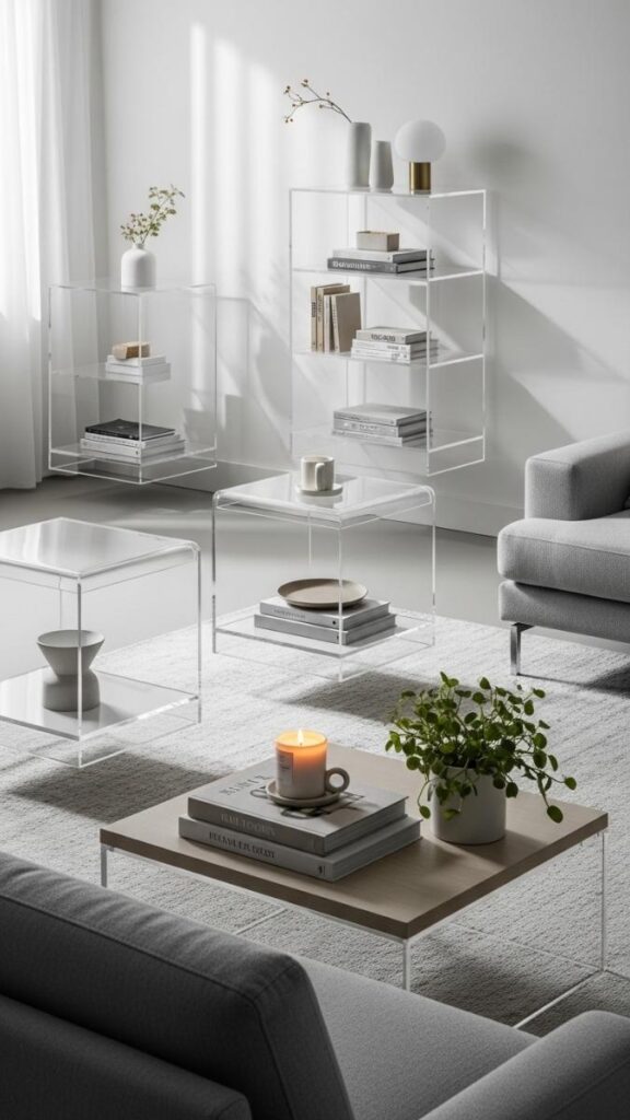 Decluttered Surfaces With One Focal Vignette