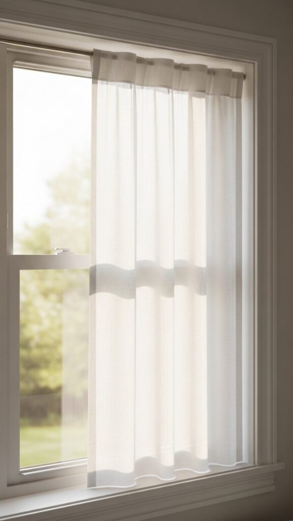 Dress Up the Window With a Simple Linen Panel
