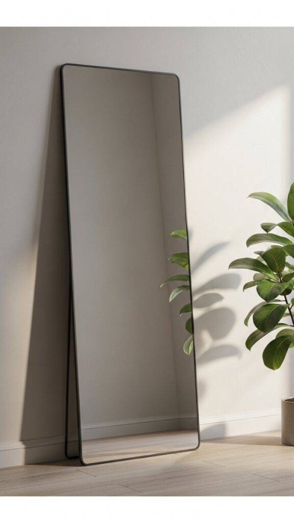 Full-Length Leaning Panel Mirror