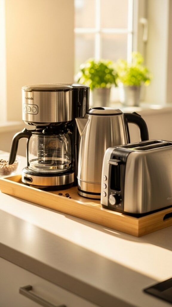 Grouped Appliances on One Counter Zone