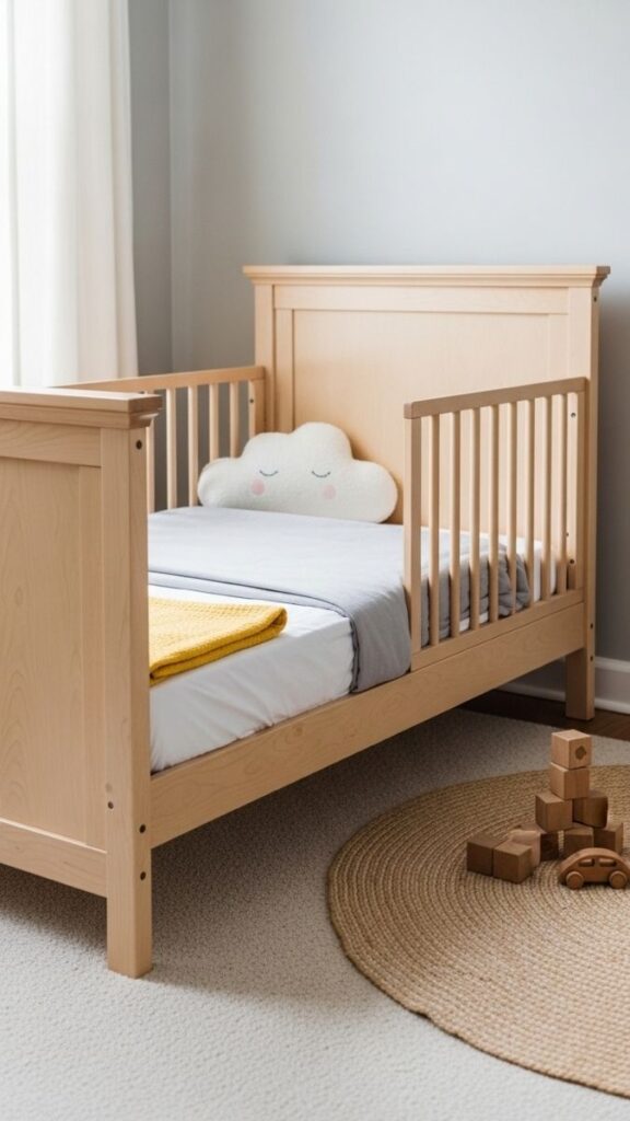 Grow-With-Me Furniture: Convertible Crib to Toddler Bed