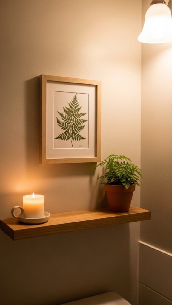 Hang a Small Art Print at Eye Level