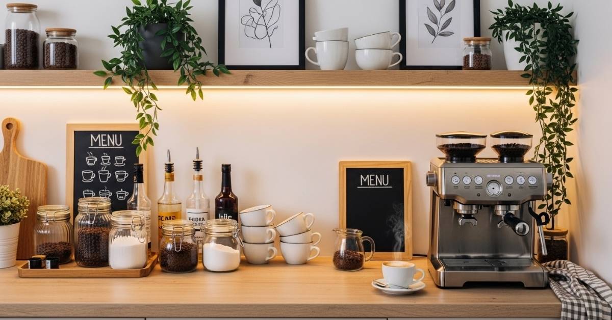 Home Coffee Bar Setup Ideas