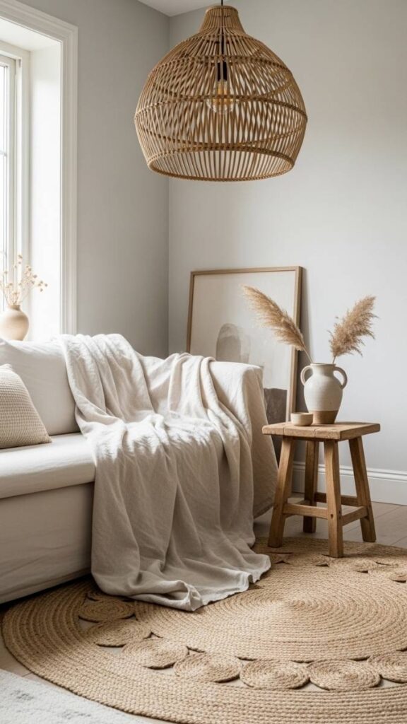 Incorporate Natural Materials to Break Up the Palette