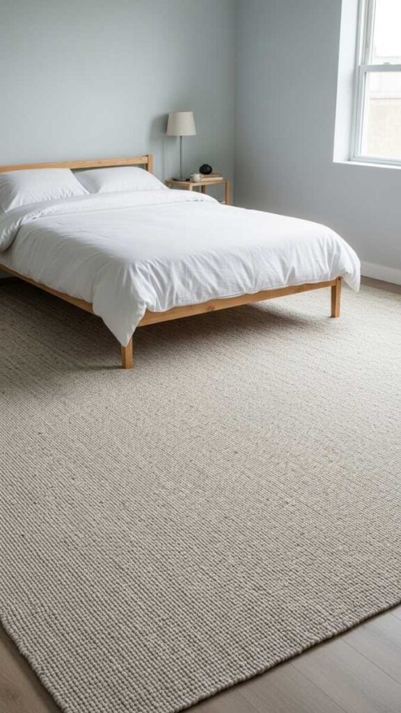 Indoor-Outdoor Neutral Rug for Easy Maintenance