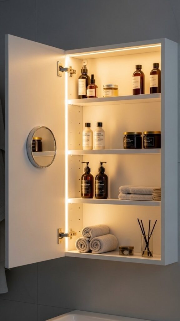 Inside Medicine Cabinets for a High-End Retail Feel