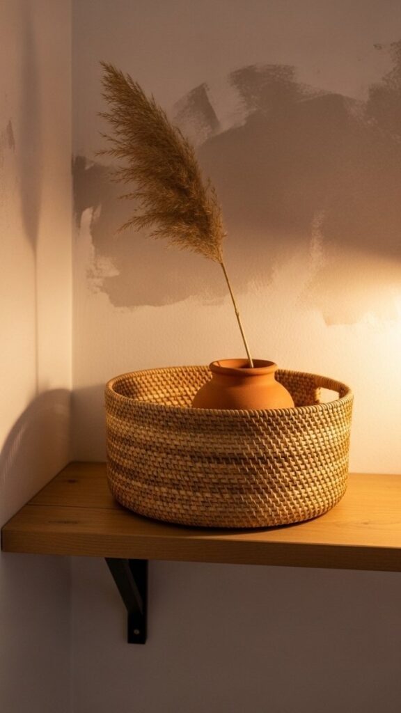 Introduce One Organic Texture to Break Up Flat Surfaces