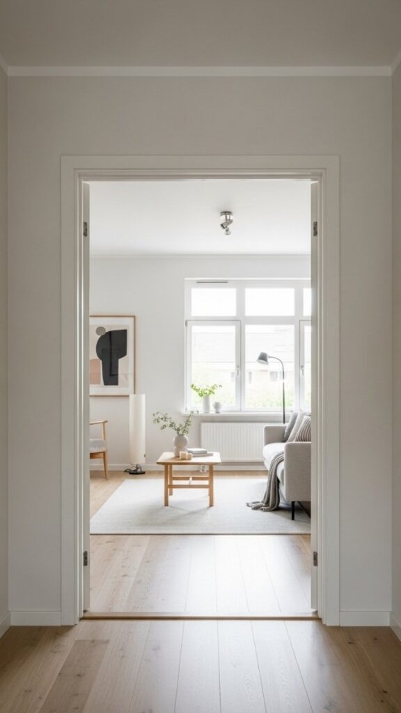 Keep the Entryway Into the Living Room Clear