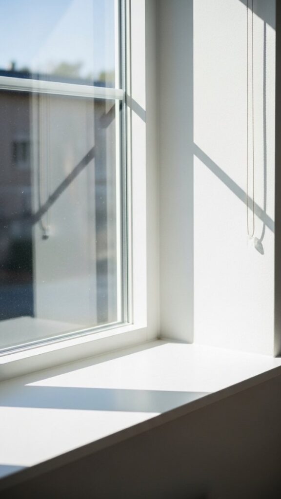 Keep Window Sills Clear to Maximize Natural Light