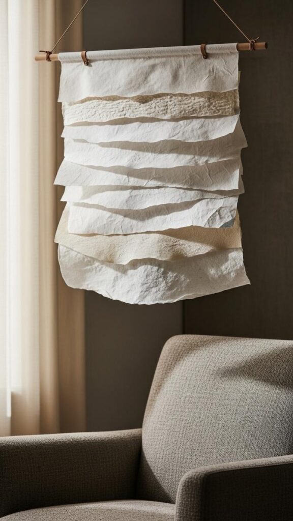 Kinetic Paper or Textile Hanging