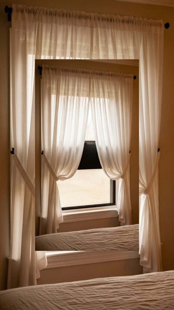Layer the Window Treatment With Sheer and Blackout