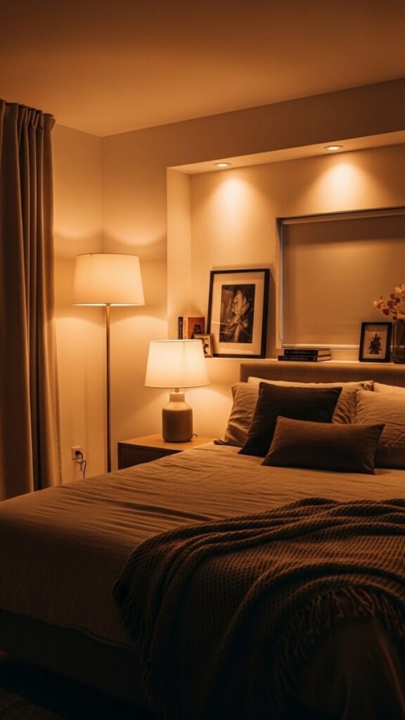 Layered Lighting Instead of One Overhead Fixture