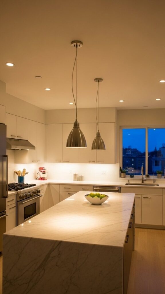 Layered Lighting Zones Using Three Distinct Sources