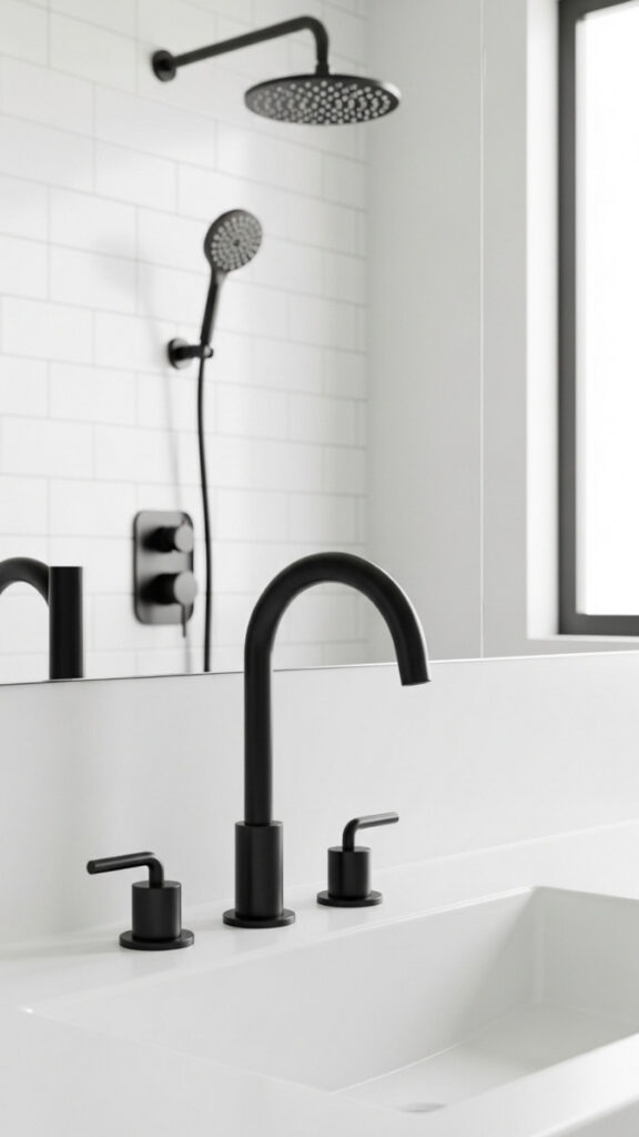 Matte Fixtures Instead of Glossy Chrome