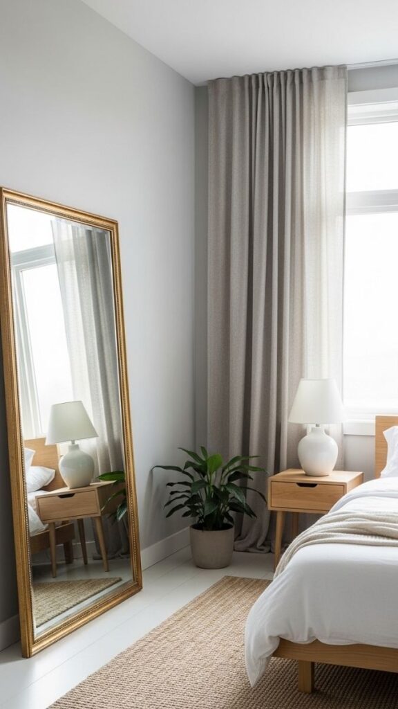 Mirror Placement to Expand Visual Space