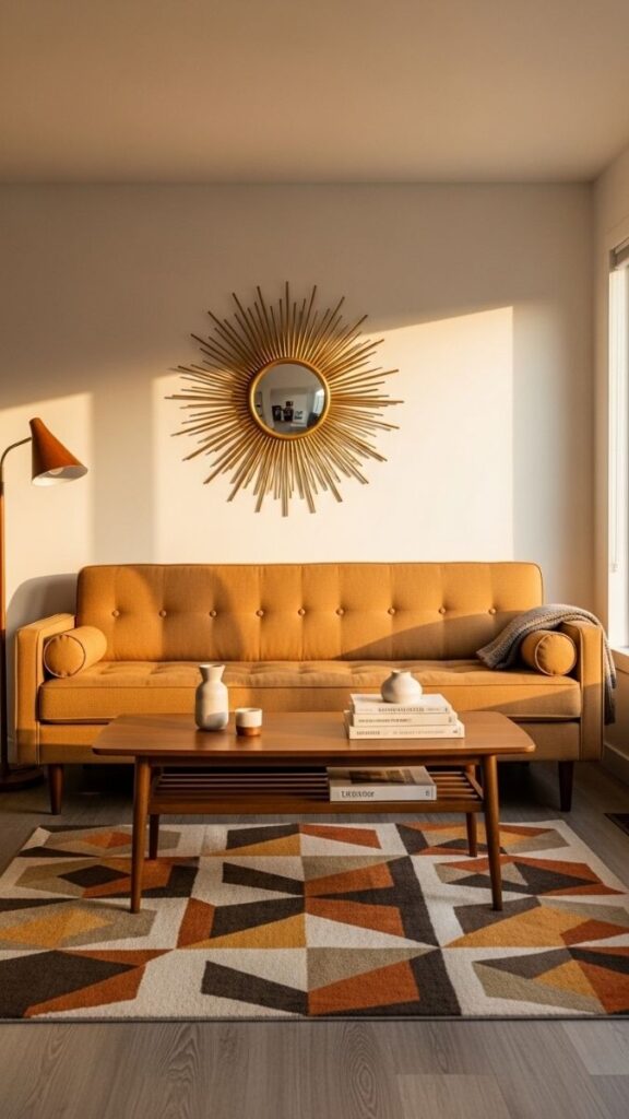 Oversized Circular or Sunburst Mirror