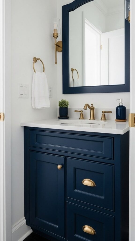 Paint the Vanity a Deep, Moody Color