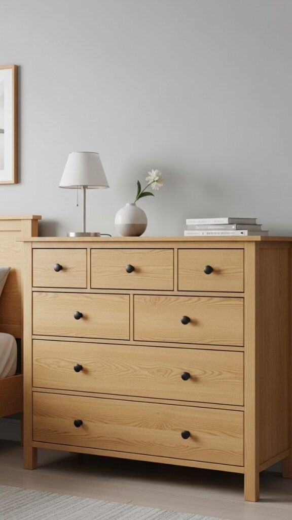 Painted (or Removable) Dresser Hardware Upgrade