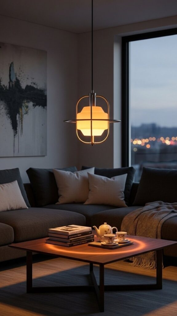 Pendant Light Over the Seating Area (Not Just the Dining Table)