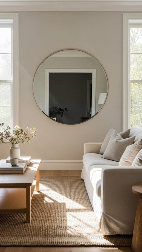 Place a Mirror Opposite or Adjacent to a Window to Maximize Natural Light