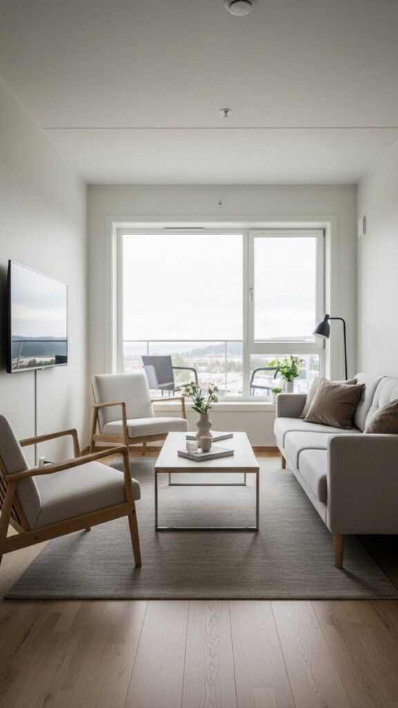 Position Seating Facing the View, Not the TV