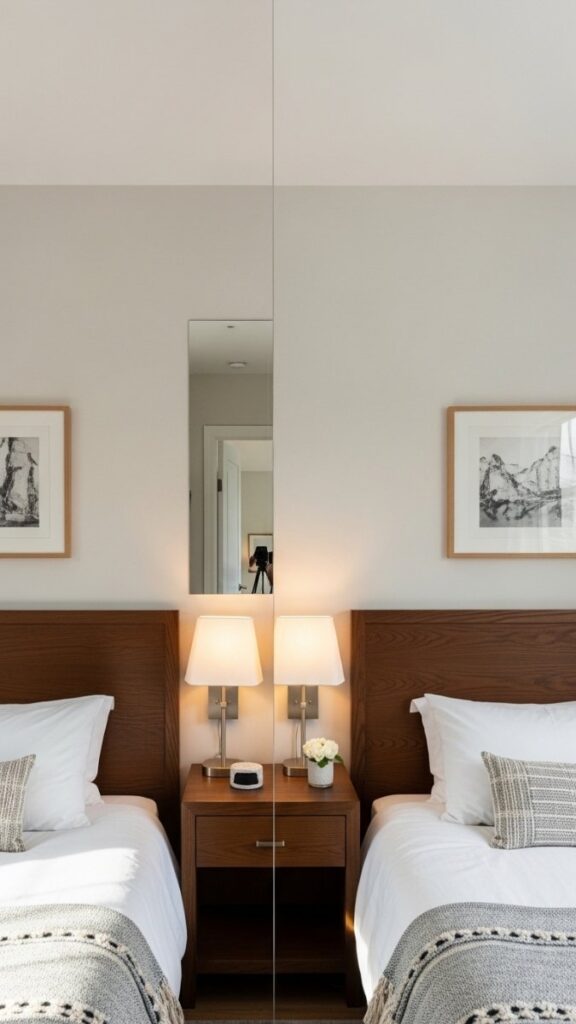 Position the Bed So Both Sides Have Equal Access and Nightstands