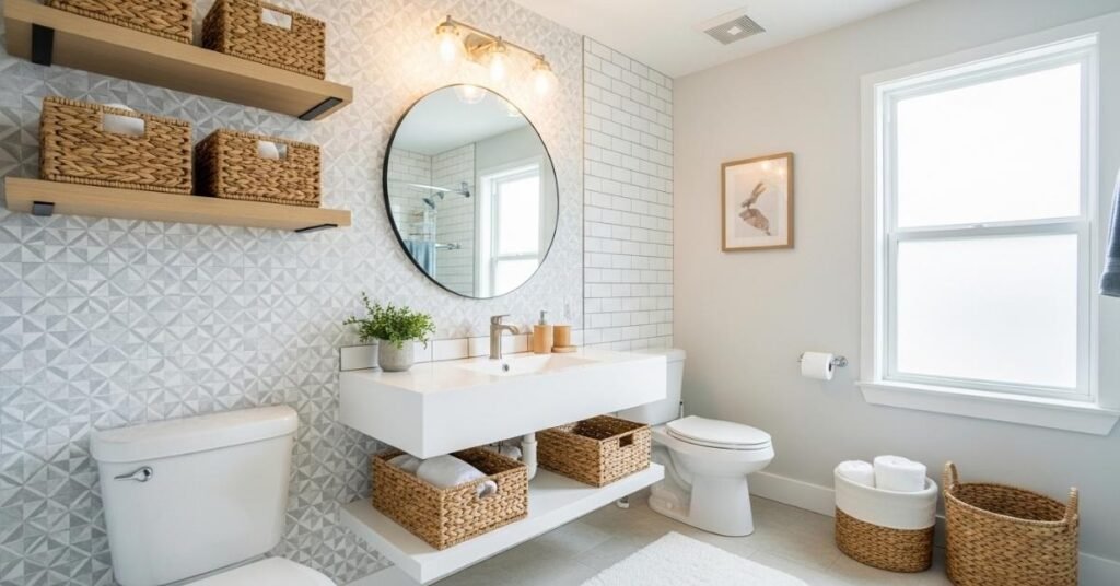 24 Renter-Friendly Apartment Bathroom Decor Ideas That Actually Work in Small Spaces 24 Renter-Friendly Apartment Bathroom Decor Ideas That Actually Work in Small Spaces