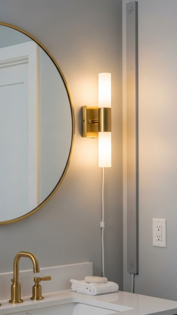 Replace Overhead Lighting With a Plug-In Sconce